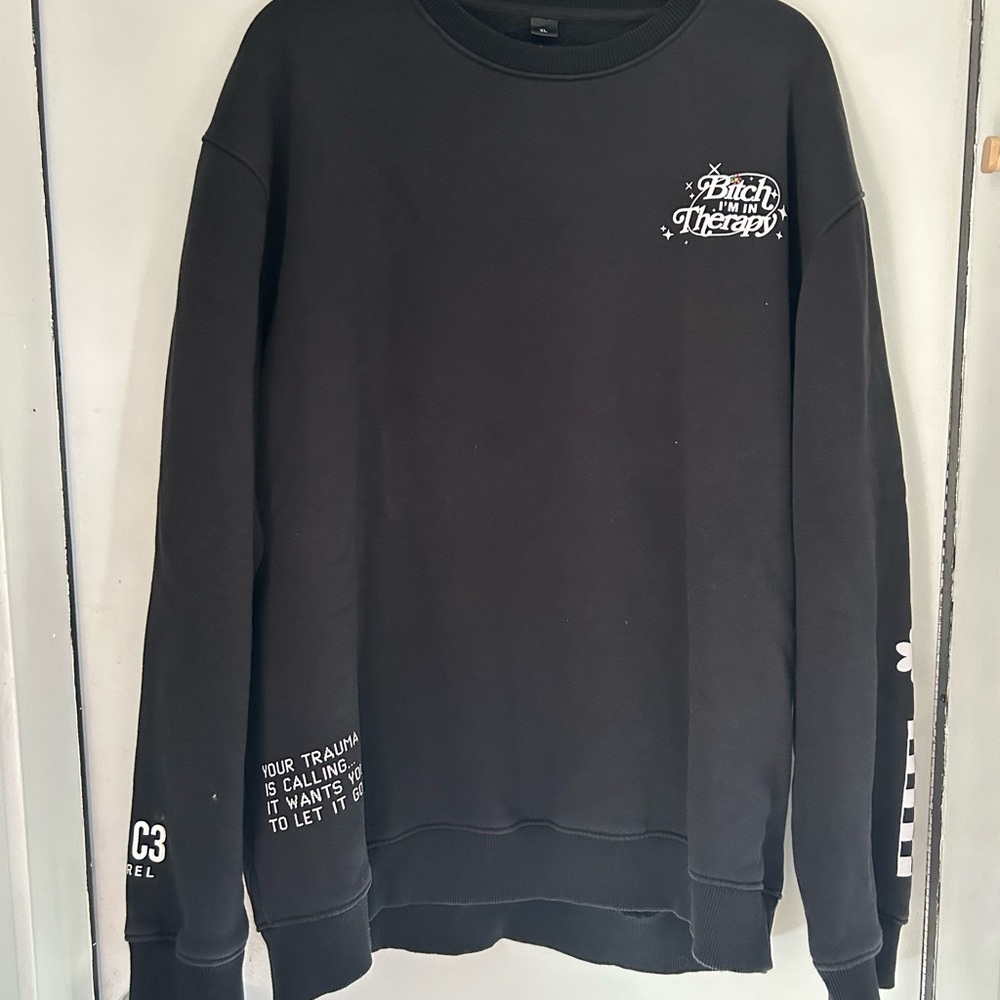 Apt-3C Apparell - Limited Edition “B$tch I’m in Therapy” Crewneck Sweatshirt - Picture 5 of 5